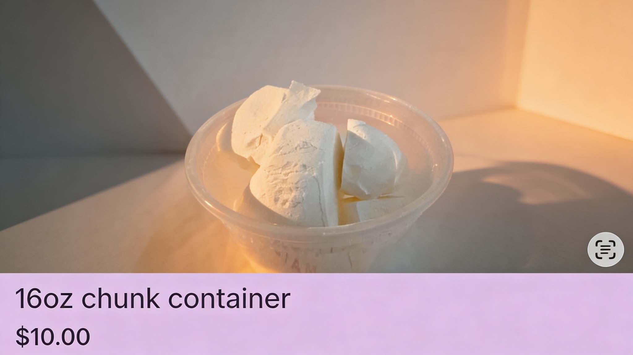 🏷️16oz chunk container limit 5